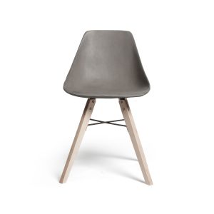 chaise beton pietement bois lyon beton