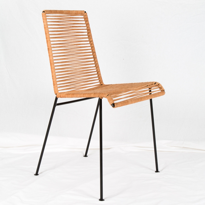 Chaise Mazunte tressage cuir BOQA l'INATELIER nantes