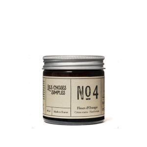 crème main naturelle_les choses simples_made in france_verre ambré_ingrédients naturels_pot crème_L'Inatelier_Nantes_beauté_cosmétique_Fleur d'oranger_1