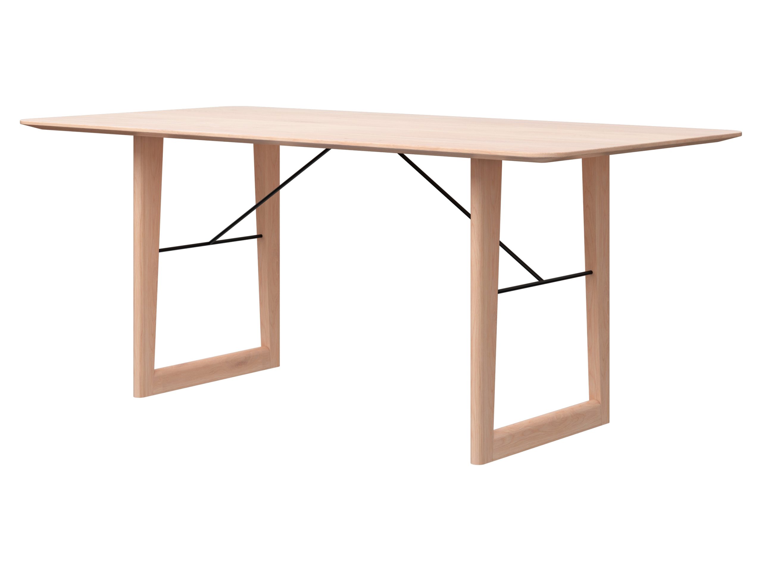 Table Cloe _ L'Inatelier Nantes_chene massif_made in france_artisanat_bois_rangement_tiroir_décoration_meuble_fabrication française_by Cactus_