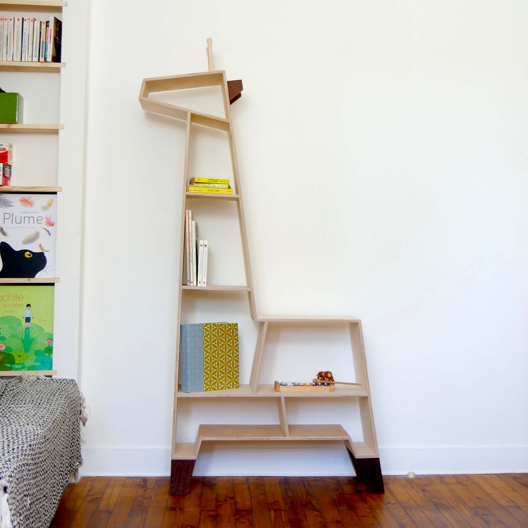 Bibliothèque enfant Girafe