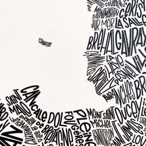 Affiche bretagne les petits plans linatelier