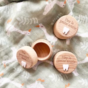 boite a dent en bois