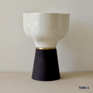 Lampe à poser en porcelaine