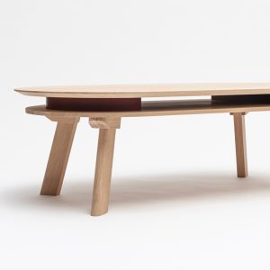 Table basse ovale
